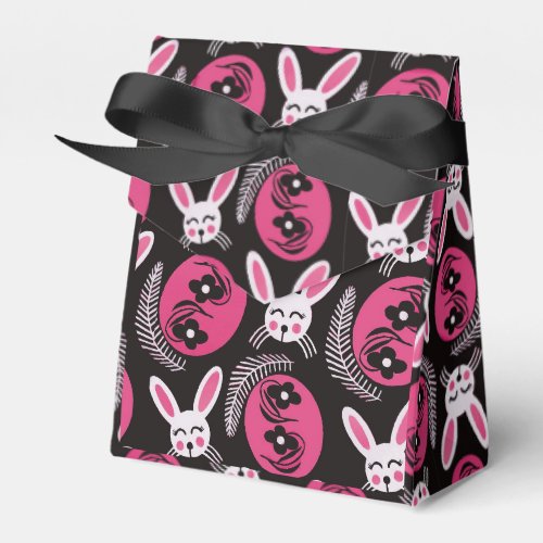 Unique Happy Easter Pattern Favor Box