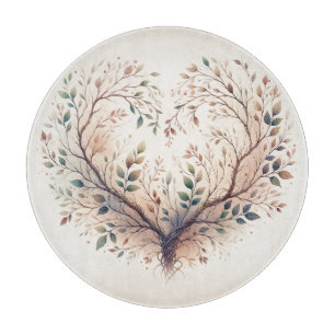 Unique Heart Cutting Board