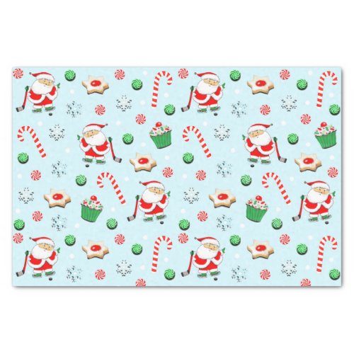Unique Hockey Holiday Gift Tissue Paper
