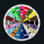 Unique Horse Racing Saddle Cloth Colors Dartboard<br><div class="desc">The bright colors of horse racing presented on a dartboard with each racehorse number corresponding to the dart board position. This is an eye-catching addition to any game room or pub with a horse racing theme. Have fun scoring in colorful style or let the darts select your entries for a...</div>