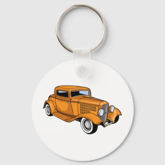 Unique Hot Rod Keychain