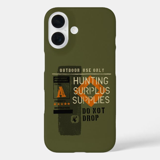Unique Hunting Hunter Cargo Graphic Gift Gear Case-Mate iPhone Case (Back)