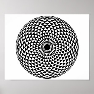 Unique Hypnotic Wall Poster