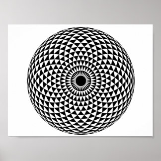 Unique Hypnotic Wall Poster