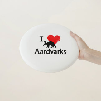 Unique I Heart Aardvarks Wham-O Frisbee