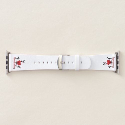 Unique I Heart Cheerleading Apple Watch Band