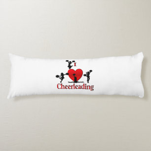 Unique I Heart Cheerleading Body Pillow
