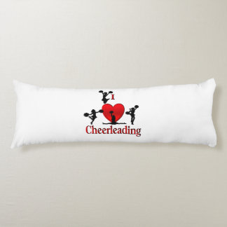 Unique I Heart Cheerleading Body Pillow