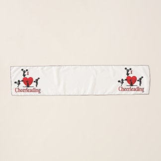 Unique I Heart Cheerleading Chiffon Scarf