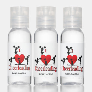 Unique I Heart Cheerleading Hand Sanitizer