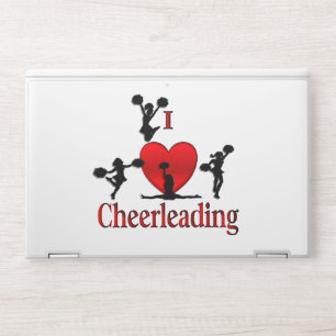 Unique I Heart Cheerleading HP Laptop Skin