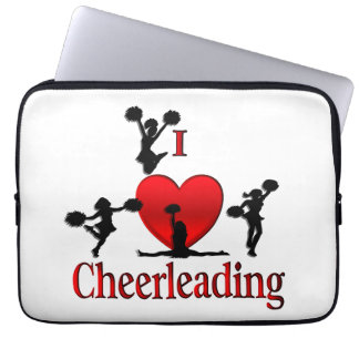 Unique I Heart Cheerleading Laptop Sleeve