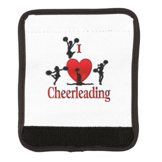 Unique I Heart Cheerleading Luggage Handle Wrap