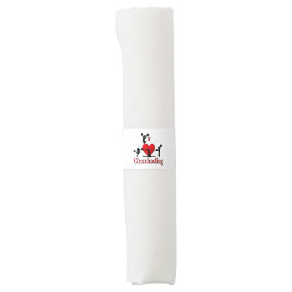 Unique I Heart Cheerleading Napkin Bands