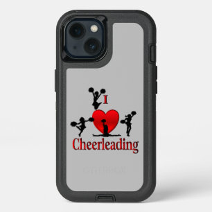 Unique I Heart Cheerleading iPhone 13 Case