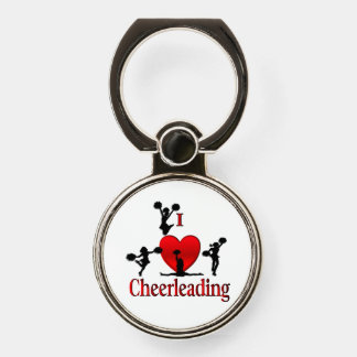 Unique I Heart Cheerleading Phone Ring Stand
