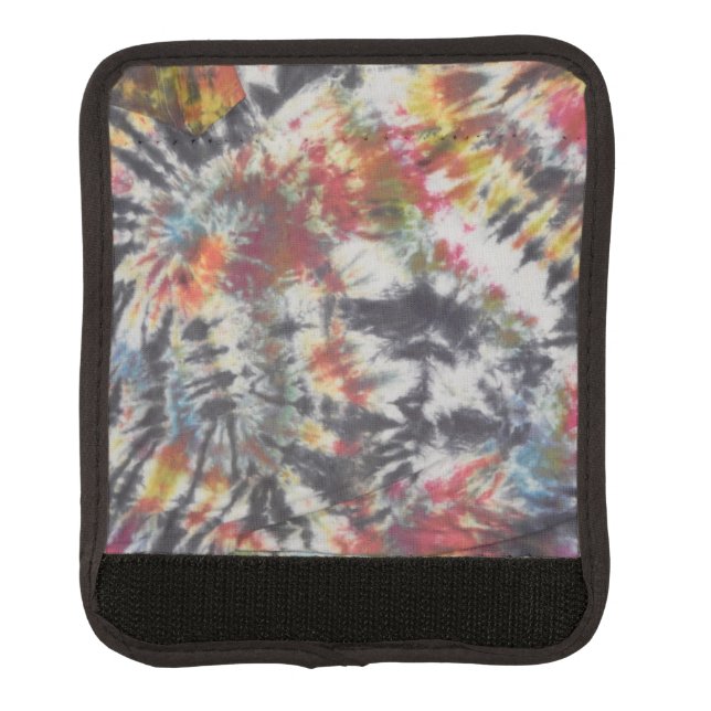Unique Identifiable Tie Dye Luggage Handle Wrap (Front)