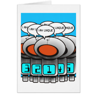 Unique in a crowd cards