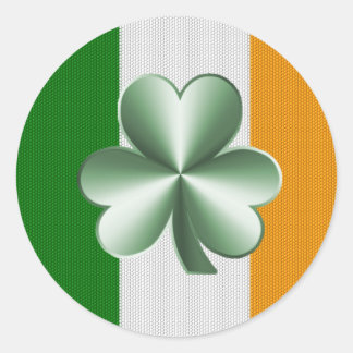 Unique Irish Flag Design Stickers