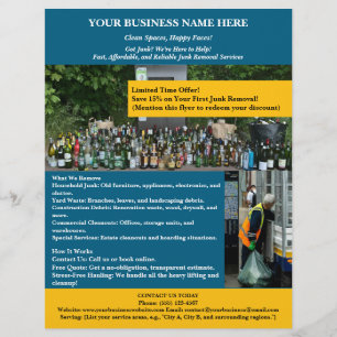 Unique Junk Removal Flyer