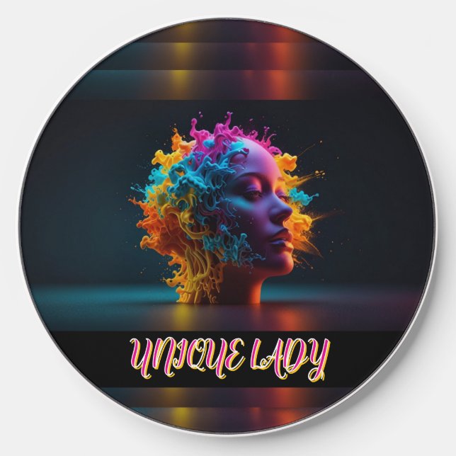 UNIQUE LADY WIRELESS CHARGER  (Front)