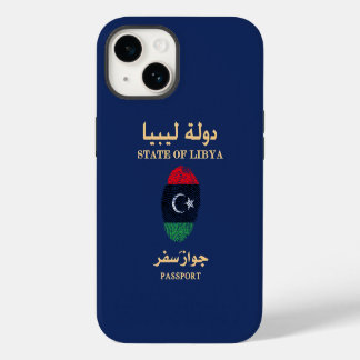 Unique Libya Travel Passport Print Souvenir iPhone 14 Case