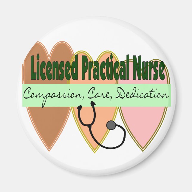 Unique LPN T-shirt designs Magnet (Front)