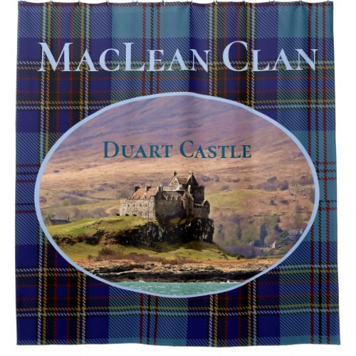 Unique MacLean Clans Duart Castle Photo Shower Curtain