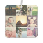 Unique made by you 9 Photo Collage Personalized Air Freshener Unique made by you 9 Photo Collage Personalized Air Freshener