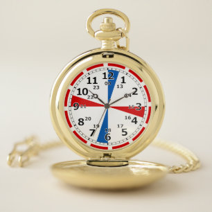 Unique Maritime Radio Room Clock Pocket Watch