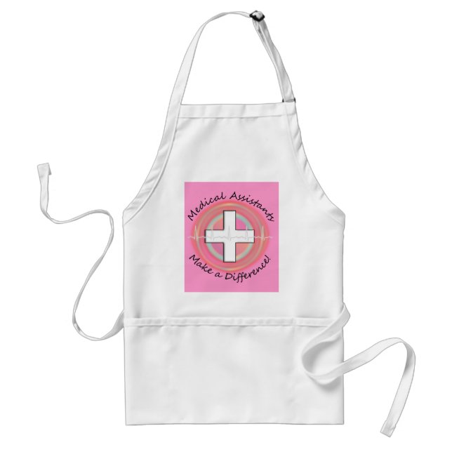 Unique Medical Assistant Gifts Adult Apron (Front)