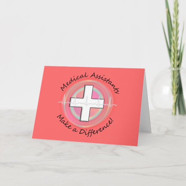 Unique Medical Assistant Gifts Card (Front)