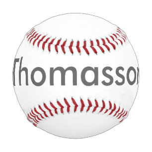 Unique Minimalist Modern Typography Custom Name Baseball