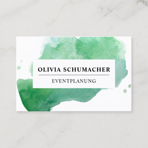 Unique Modern Abstract Business Card
