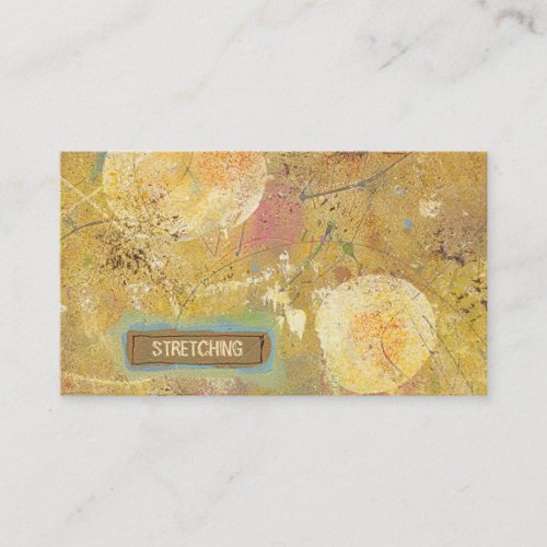 Unique modern art customize easy template eggshell business card template