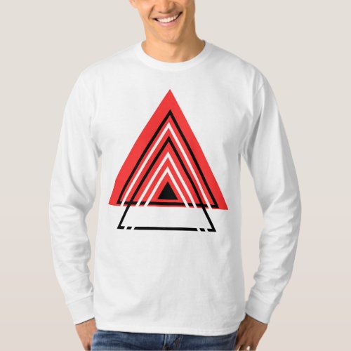 Unique Modern Art T_Shirt Long sleeve T_Shirt