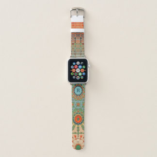 Unique modern artsy with initial apple watch band