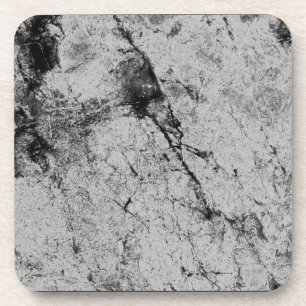Unique Modern Black Grey Abstract Artwork Beverage Coaster