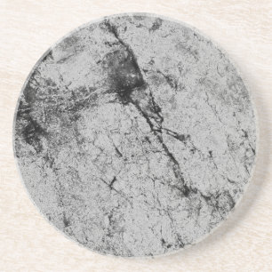 Unique Modern Black Grey Abstract Artwork Coaster