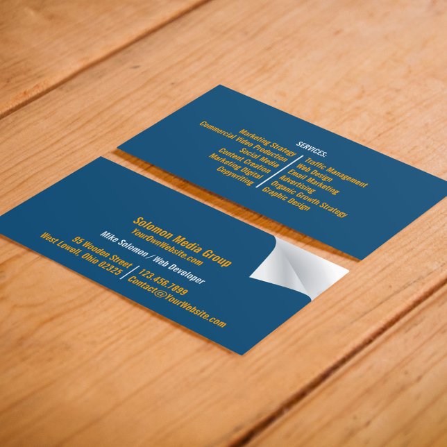 Unique Modern Business Card Template (Creator Uploaded)