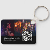 Unique Modern Business Card with QR Code