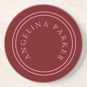 Unique Modern Minimalist Plain Coaster