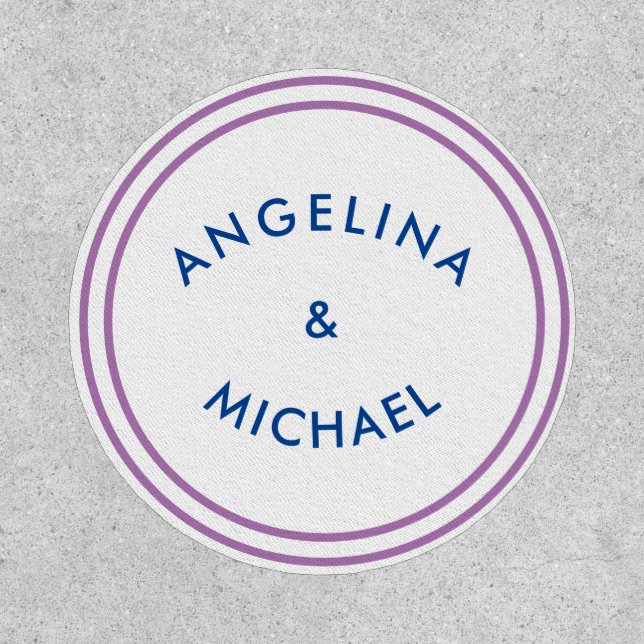 Unique Modern Minimalist Plain Patch (Front)