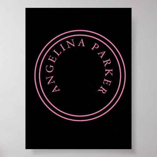 Unique Modern Minimalist Plain Poster