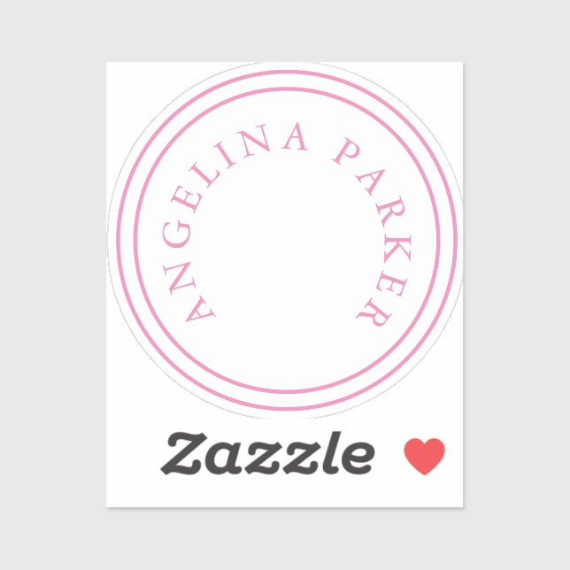 Unique Modern Minimalist Plain Sticker (Sheet)