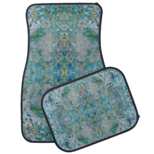 Unique Modern One Of A Kind Abstract Art Design Car Floor Mat