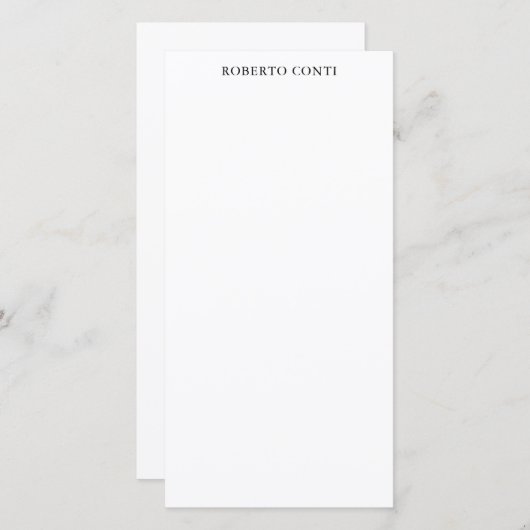 Unique Modern Plain Minimalist (Front/Back)