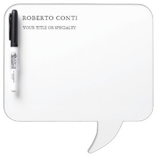 Unique Modern Plain Minimalist Dry Erase Board