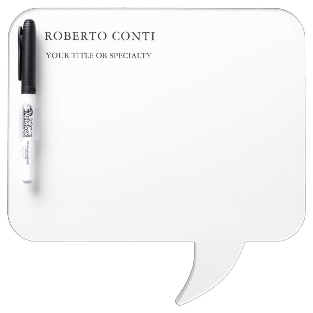 Unique Modern Plain Minimalist Dry Erase Board (Front)