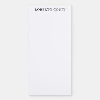 Unique Modern Plain Minimalist Magnetic Notepad